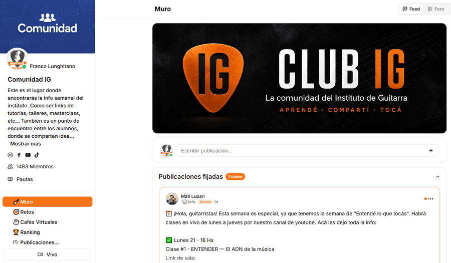 La comunidad del Instituto